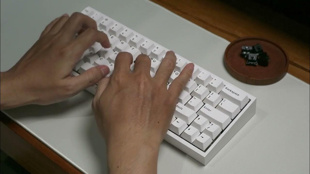 JWK HHHH H1 Linear Switch 78g (Stock) Typing Sound Test Tofu60 YouTube