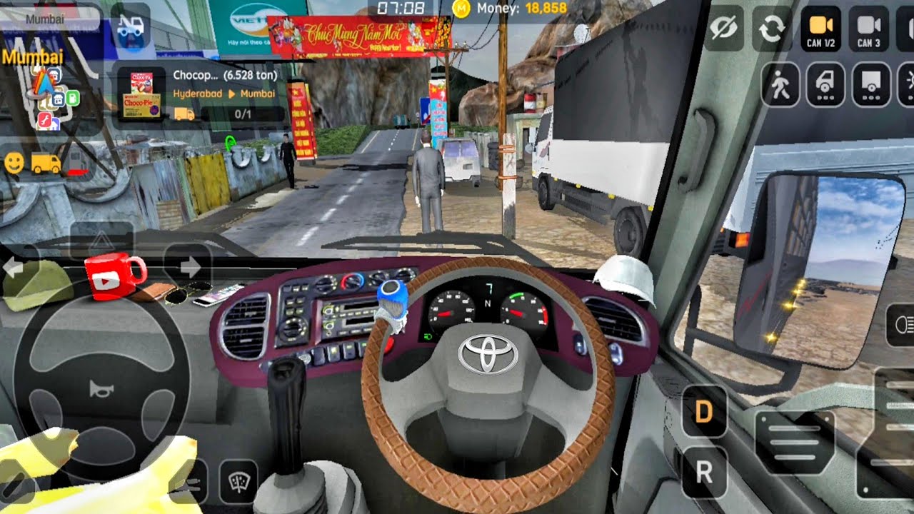 Minitruck Simulator Vietnam GamePlay - Vietnam Roads Realistic Driving Experience- Android GamePlay 