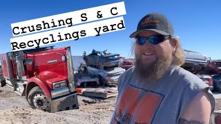 Crushing S & C Recycling yard