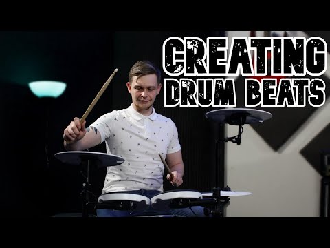 How to make 3 drum beats using rudiments - Beginner Drum Lesson