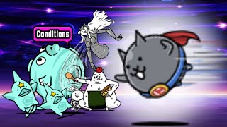 Iron Cat review + Restriction Lineup 2.0 VS Puffsley Wrath | The battle cats