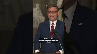 Mike Johnson on shutdown deal: Last minute provision from Leader Thune