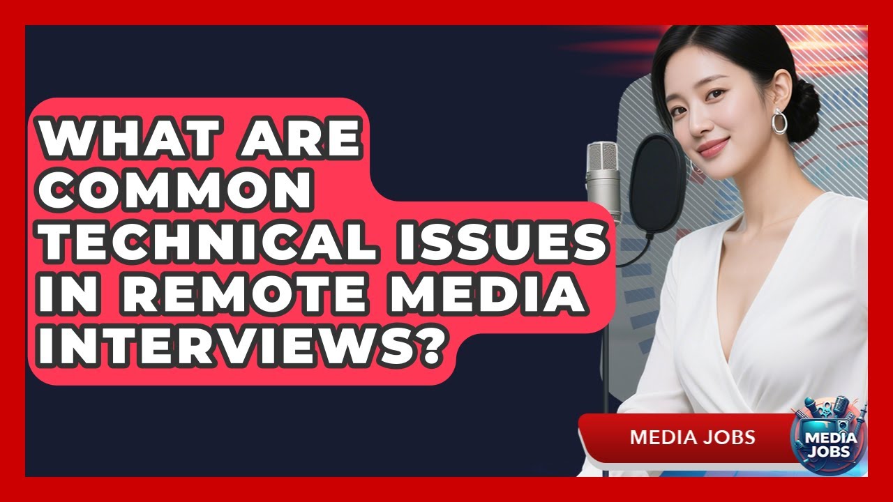 What Are Common Technical Issues In Remote Media Interviews? - Media Jobs
