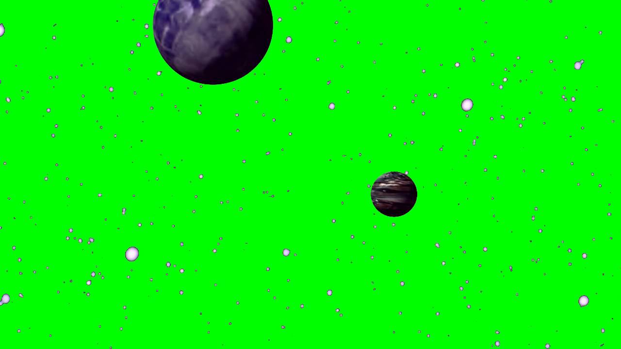 Space Travel with Planets - Green Screen - YouTube