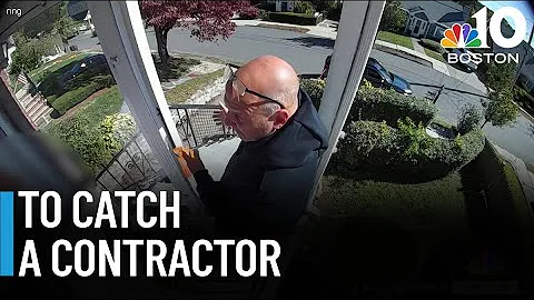 Contractor wanted on arrest warrant caught on camera scamming more customers