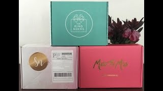 Unboxing 3 Amazing Bridal Boxes