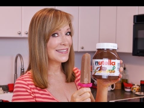 NUTELLA Popsicles Recipe! NUTELLA Fudgesicles! How To Make Ice Pops! Di Kometa-Dishin' With Di #92