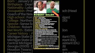 Robert Saleh |Robert Saleh bio #nflcoaches #shorts #football