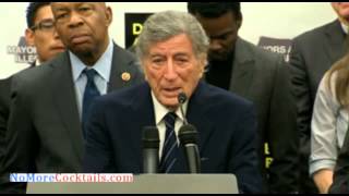 Tony Bennett pushes the Assault Weapons Ban.