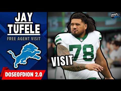 Jay Tufele VISITS Lions | Is Detroit The Fit?