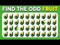 Find the ODD One Out - Fruits Edition 🍎🥑🍉 Monkey Quiz