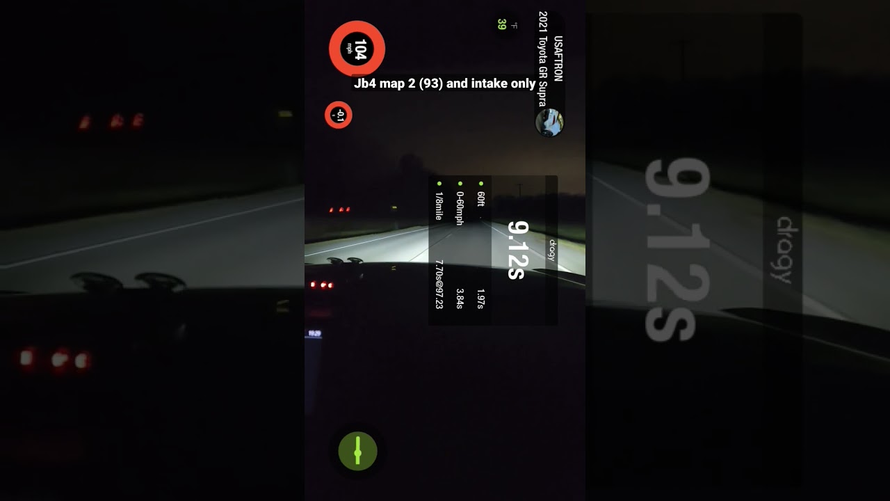 2021 Toyota Supra JB4 map 2 and MST V2 Cai.