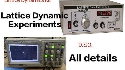 Lattice Dynamics pratical lec.2, Lattice vibration , Dispersion relation.