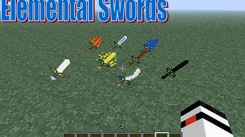 Minecraft Mod Showcase: Elemental Swords Mod