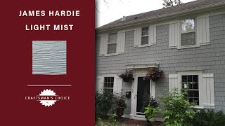 James Hardie Light Mist Siding Color Design Ideas & Project Examples