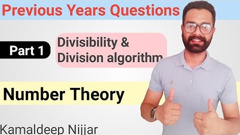 Number theory questions and answers I B.Sc Number Theory question paper I #kamaldeepnijjar