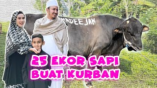 IDUL ADHA POTONG 25 EKOR SAPI 1 TON