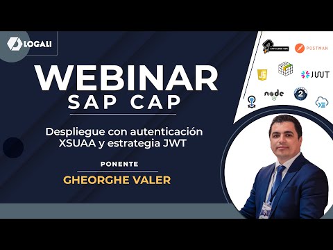 Webinar SAP CAP – Despliegue con autenticación XSUAA y estrategia JWT