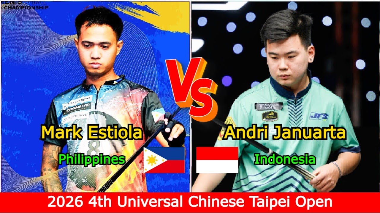 Mark Estiola 🆚️ Andri Januarta | 2026 4th Universal Chinese Taipei Open