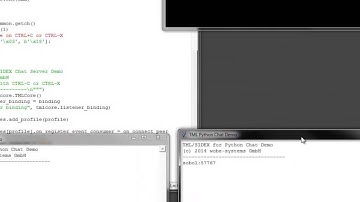 Python chat server based on TML