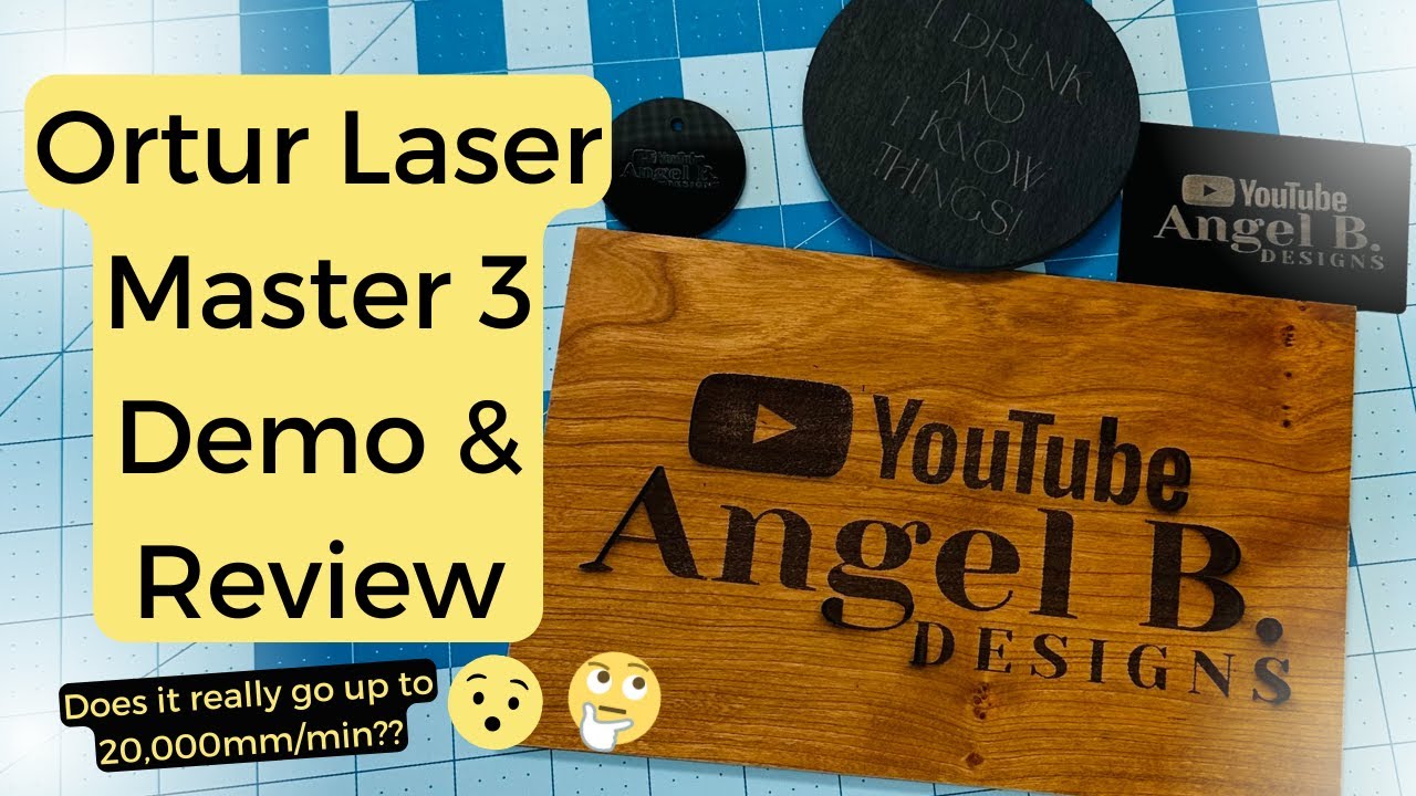 Laser Engraving For Beginners | Ortur Laser Master 3 | Demo & Review
