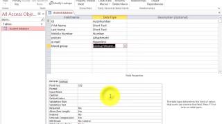 How to create a data table in Microsoft Access | bangla toturial | learnerinfo | part-1