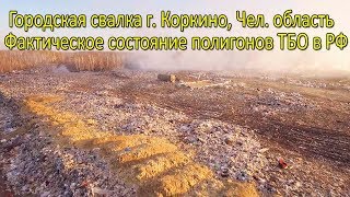 Видео Коркинская свалка | п. Роза, Коркинский муниципальный район 2018 г. (автор: RU1TV)
