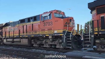 10/28/25 Pre: EB BNSF Z train passes Los Nietos/SFS