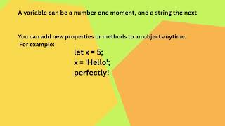 Why do we call JavaScript as dynamic language?