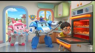 Oven Safety – Never Touch the Hot Glass! 🍪│Safety Series | Robocar Poli | Kids Cartoons