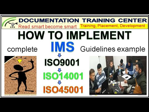 IMS, how to implement ISO9001, ISO14001, ISO45001 in Integration Management System