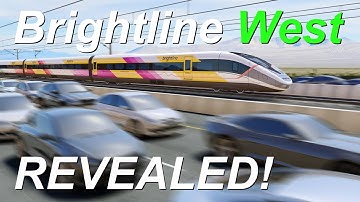 Brightline West Revealed | High Speed Rail Route Analysis | Drone Dashcam Unreal Engine 5
