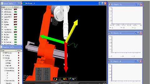 Eight-axis robotic system in welding applications (1): simulation (VRML model)
