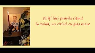 Să Îți Faci Pravila Citind În Taină, Nu Citind Cu Glas Mare