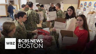 Cape Cod residents make care packages for overseas troops
