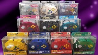 Complete Hori Pad Mini Collection for Nintendo 64