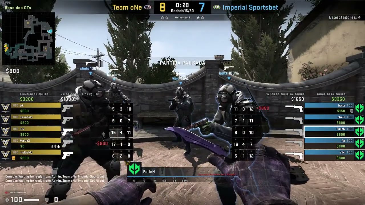 Imperial vs Team One - Inferno - Overpass - IEM Road to Rio