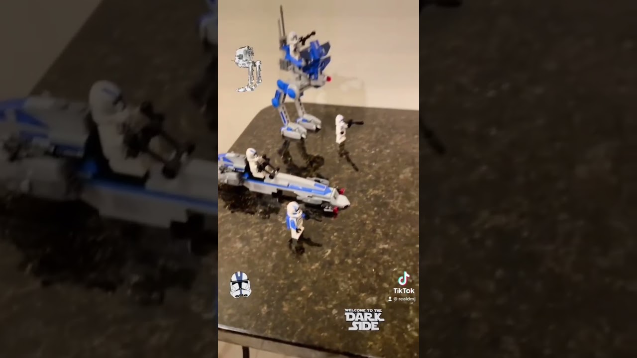 Lego Star Wars build! 501st Legion Clone Trooper 75280