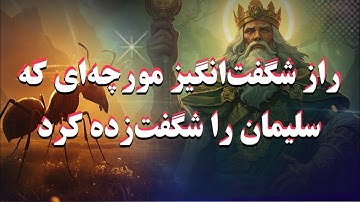 راز باورنکردنی مورچه در برابر حضرت سلیمان | داستان شگفت‌انگیز سوره نمل 