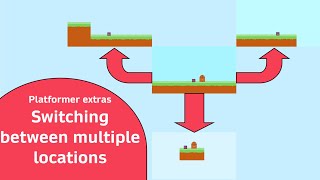 Platformer extras: Multiple level exits and entrances to a level