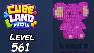 Cube Land Puzzle Level 561 Walkthrough
