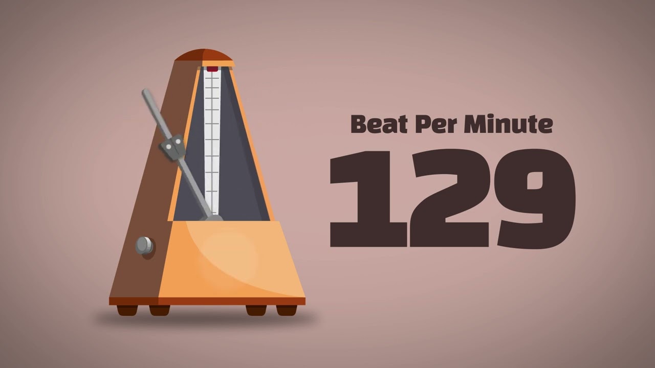 129 BPM Metronome [1Hour]