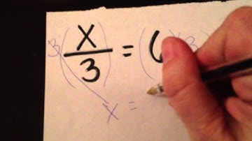 Solving one-step equations (multiplication and division)