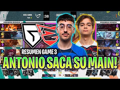 THEANTONIO MUY LOCO CON SU MAIN! | GIA vs RBLS Game 3 RESUMEN CUARTOS IBERIAN CUP 2023 LVP