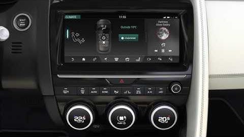 How to use Climate Control with InControl Touch Pro | Jaguar E-PACE (17MY)