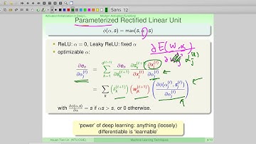 Machine Learning Foundations/Techniques: Deep Learning Activation