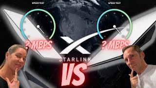 InMotion Starlink Speed Test & Obstruction Results for Flat High Performance Vs RV Standard Dishy