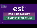 شرح EST 2 HS Biology Sample Test 2026 مع د عبدالرحمن عادل 
