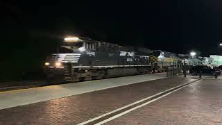 Nickel Plate locomotive 8100 on NS stack train, Lynchburg, VA