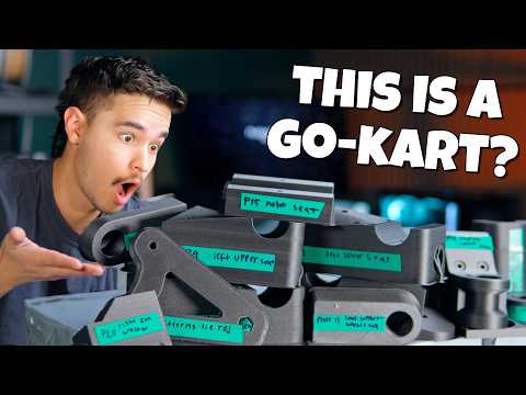 I'm Building a 3D Printed Go Kart to Drive to Work (This Is Insane)